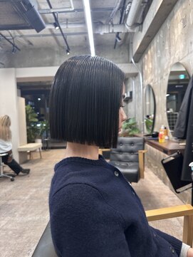 ベンジー 蔵前ii店(benji) benji藏前/ 切りっぱなしボブ/酸熱トリートメント