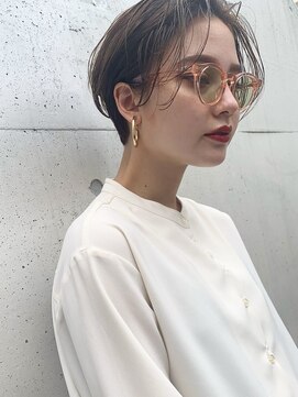 ミンクス 原宿店(MINX) 【MINX原宿表参道】リバースショート＋ニュアンスカラー