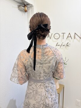 ボタン ハカタ(VOTAN hakata) 【votan坂本早苗】結婚式ヘア/ヘアアレンジ/シニヨン/タイト