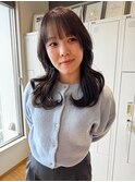 レイヤーカット×韓国巻き