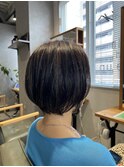 大人ショートボブ