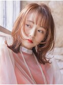 大人可愛いショートボブフェイスレイヤー20代30代40代