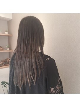 ジプソ(Gypso Hair salon) ロングウルフ×シルバーベージュ