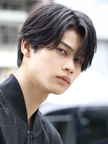 ベーア メロー(Bar mellow)&nbsp;ニュアンスフェザーショートパーマセンターパート