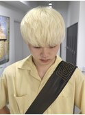 MEN’S HAIR/ブルーブラック/フェザーパーマ/渋谷