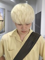 メンズペレ 渋谷(MEN'S PELE)&nbsp;MEN’S HAIR/ブルーブラック/フェザーパーマ/渋谷