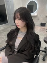 ジーニー 千葉(GENiE)&nbsp;黒髪カタログ/クラゲヘアー/オリーブグレー/千葉駅