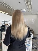 複雑履歴からでも可愛いベージュ◎
