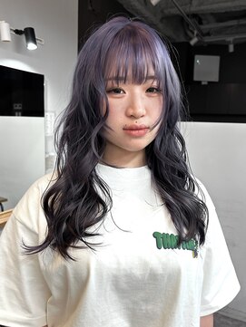 ヘアー アイス ルーチェ(HAIR ICI LUCE) ラベンダー/ブルーラベンダー/ボブ/太田