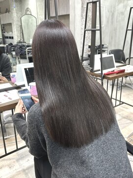 アンジェリカ 立町店(ANGELICA) 超高濃度水素カラー グレージュ ブリーチ無し