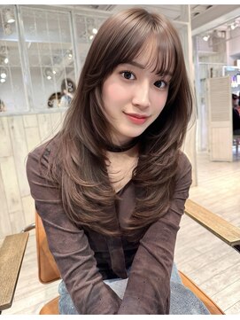 レイラバイアフロート 吉祥寺(Lila by afloat) 顔まわりカット/レイヤーカット/ロングレイヤー/顔まわりカット