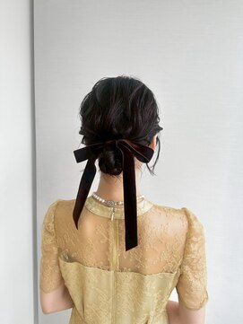 ガリカ 博多(Gallica) <入佐/ヘアセット>人気のシニヨン、結婚式やパーティに★