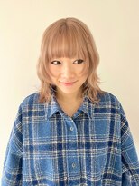 ロマリア 渋谷 渋谷宮益坂(Lomalia)&nbsp;イメチェン/ピンクベージュ/レイヤーカット/前髪/渋谷駅