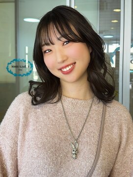 シェモアイグレック(chez-moi igrek) 20代30代40代グレージュ小顔前髪顔まわりカット髪質改善
