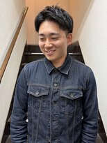 バトン(BATON)&nbsp;ナチュラルアップバング　メンズ　カット