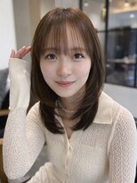 ナナローネス(nana loness)&nbsp;小顔見え叶うレイヤーカット×柔らかベージュ