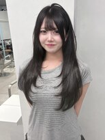 プリアバイポプルス 渋谷(pria by popls)&nbsp;ミディアムレイヤーハッシュカット顔周りレイヤーカット韓国ヘア