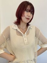 ウシワカマル ミライ(USHIWAKAMARU MIRAI)&nbsp;レッドブラウン/レイヤーボブ