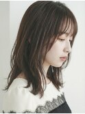 大人ミディ20代30代40代◎前髪あり艶髪くびレイヤーボブ赤羽