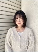 結んでも可愛いレイヤーボブ