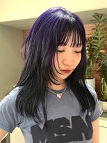 Behov【ベホブ】&nbsp;顔まわりレイヤー×パープルルーツカラー