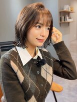 ジアン バイ ミルボン 西宮ガーデンズプラス(GIEN by milbon) ダークパープル/ナチュラルショート/ミルクブラウン/夏/西宮北口