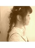 (担当ハギワラマキ指名出来ます)ヘアアレンジ