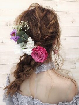 ヘアメイク エンカレッジ(HAIR MAKE encourage) 編み下ろし