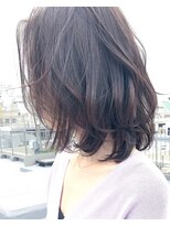 フォンズ(FONS)&nbsp;ヘルシー_レイヤーロブ_シアーベージュ_ワンカールスタイル