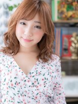 カバーヘア ブリス 戸田公園西口店(COVER HAIR bliss)&nbsp;バタフライカットアシンメトリーな外国人風ラブふわミディa