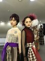 エアー 久留米(AIR) ヘアーショーや外部のヘアメイク、講習なども多数やっています。