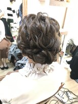 ロカット サロン(Roquat Salon)&nbsp;編み込みアップアレンジ【ヘアアレンジ　立川/立川南/八王子】
