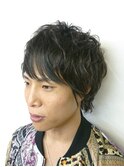 朝の時短、メンズパーマスタイル 横浜・関内 Hair&Make ZEN