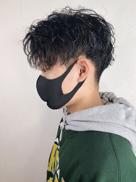 アンダーバーホワイト(_WHITE) スパイラルツイストパーマ