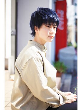 コーン ヘアデザイン(cone hair design) ネイビーカラーでワンランク上のカジュアルショートB