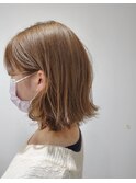 クリアベージュボブ