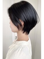ステア ケース(stair case)&nbsp;【大人かわいい ツヤ髪】前髪長め ショートボブ