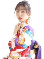 ヘアリゾート ラグーン(hair+resort lagoon) 華やかポニーアレンジ*着物ヘア 10代20代