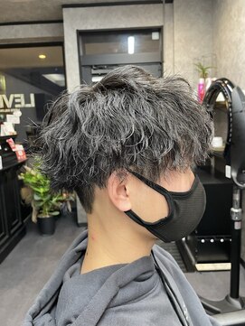 レベル 葛西店(LEVEL) 波巻きスパイラルパーマ 波巻きパーマ マッシュ 葛西メンズ