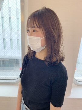 エフバイラブランシュ 大宮東口店(ef by La Blanche) 大宮/ショコラベージュ/ボブルフ/カール/ベビーバング