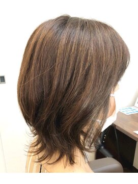 エノモト(ENOMOTO) 小顔美シルエット大人ウルフヘア30代40代50代ニュアンスカラー