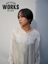 ワークス ヘアデザイン(WORKS HAIR DESIGN) 2way シースルーバングショートヘア