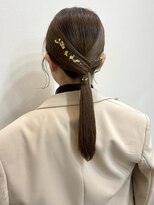 イオエ(ioe)&nbsp;前髪/アンブレラカラー/こなれミディ/イメチェン/ウェーブパーマ