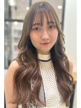 ローネス ギンザ(LONESS ginza) ロングレイヤー 小顔カット 2wayバング 韓国へア 髪質 改善