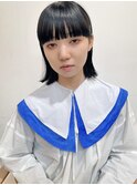(bangs)