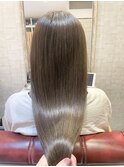 【髪質改善】ブリーチ無しシルバーベージュ