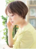 フレンチカジュアル小顔マッシュショートh3上尾20代30代40代