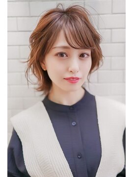 ギークス(GEEKS) 【GEEKS渋谷】ボブウルフ/ショコラグレージュ/20代30代/冬カラー