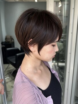 エトラ 渋谷店(etora) 小顔◎ ネバージュ大人くびれショートカット前髪