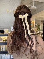 スリバー(sliver)&nbsp;〈ren〉ハーフアップアレンジ